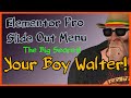 How To Make An Off Canvas Menu In Elementor Pro | Navigation Slide Out Menu in Elementor Pro