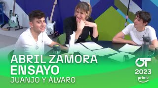 ENSAYO de ÁLVARO y JUANJO con ABRIL (19 diciembre) | OT 2023