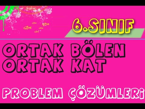 Ortak Bölenler Ve Ortak Katlar - 6. Sınıf - YouTube