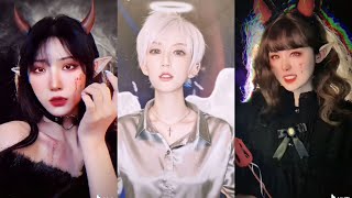 Demon \u0026 Angels Makeup Transformation 恶魔天使变装 | Tiktok China Trend Compilations