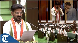 Telangana CM Revanth Reddy, newly-elected MLAs take oath; say plan is to restore democracy in state