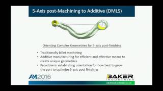 Integrating 3D Printing \u0026 Traditional Manufacturing - Baker Industries at IMTS