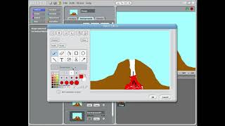 KS1 Coding animation Volcano