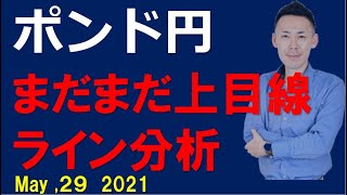 ポンド円 ライン分析公開！目線はまだまだ上です！ 2021年５月２９日（土）【2021 042】