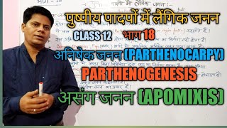 अनिषेक फलन PARTHENOCARPY और अनिषेक जनन PARTHENOGENESIS, असंग जनन APOMIXIS @bionama