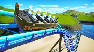 A crazy boat situation... in Planet Coaster