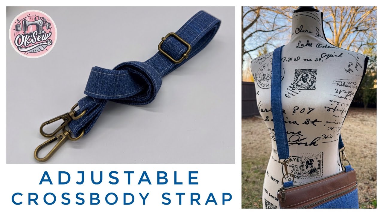 Adjustable Crossbody Bag Strap Full Step By Step Tutorial Youtube