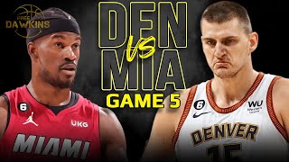 Denver Nuggets vs Miami Heat Game 5  Highlights | 2023 NBA Finals | FreeDawkins