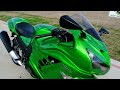 overview and review 2012 kawasaki zx14r ninja in golden blazed green special edition