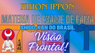 KIHON IPPON (visão frontal - completo) - Okinawa Shorin-ryu Karate-do Shido-kan do Brasil