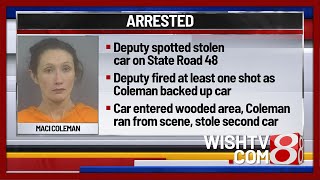 Suspect arrested after deputy fires at stolen vehicle during Sullivan County, Indiana, chase