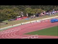 一般高校男子400mハードル3組 1着：本田人士（熊本学園大）～第3回宮崎県陸上競技記録会～