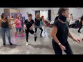 Listen To My Heart  --  Line Dance Demonstration with Maggie Gallagher in France