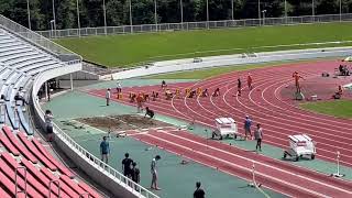 20220709 千葉県クラブ対抗 男子100m 予選1組