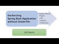 Dockerizing Spring Boot Application without Dockerfile using Jib Maven plugin