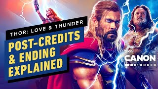 Thor: Love & Thunder Post-Credits, Ending Explained & Easter Eggs | Marvel Canon Fodder