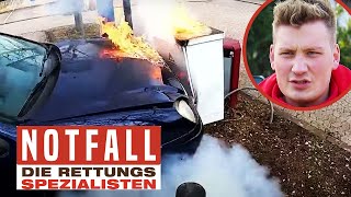 Von Flammen & Anfällen: Dieser Autounfall fordert alles von den Profis | Die Spezialisten | SAT.1