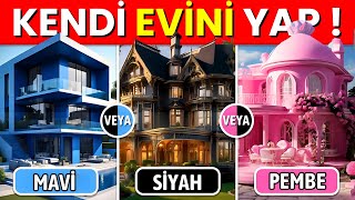 Hayalindeki Evi TASARLA ! 🛠️🏡 Hangisini Tercih Edersin ? 🤔