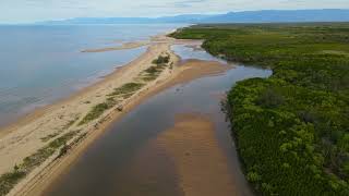 Forrest Beach, Qld, Australia, (Flying over Australia) 4k Drone footage