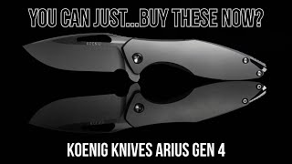 The Last Purchase of 2024 - Koenig Knives Arius