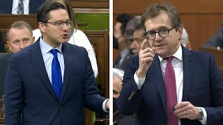 Poilievre squares off with natural resources minister over carbon pricing