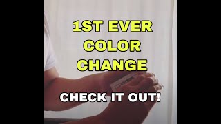 1ST EVER COLOR CHANGE Trick (Magic Trick)