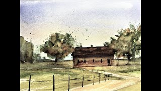 EXTREME BEGINNERS - Landscape with Trees and Barn with Chris Petri