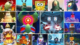 All Robot Bosses of All SpongeBob Games (With Cutscenes) [2K 60FPS]