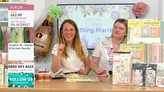 22/05/2026 HobbyMaker Live - Cat's Wedding Show, Kuretake, Tonic Studios, Paper Dienamics