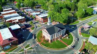 Pittsboro's historic courthouse revealed in stunning aerial footage