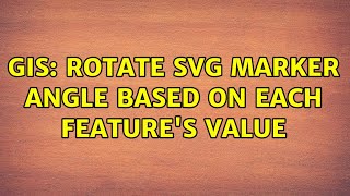 GIS: Rotate SVG marker angle based on each feature's value