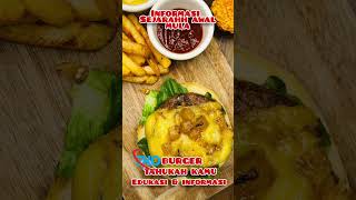 Tahukah kamu BURGER sejarah awal nya #edukasi #foodedukasi#sejarah #asalusul #burger #fastfood .