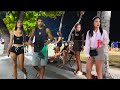 [4K] How is Thailand Now? Pattaya Beach Road, Freelancers!