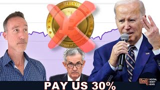 MASSIVE 30% TAX COMING FOR CRYPTO PLUS FED RATE HIKE.