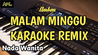 MALAM MINGGU Karaoke  by Azura musik ogt record Nj Studio