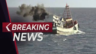 BREAKING NEWS - Operasi Penangkapan Kapal Ikan Vietnam di Perairan Natuna oleh KKP