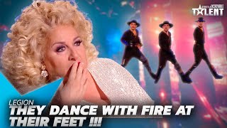 They dance with fire at their feet !! | FGT 2024