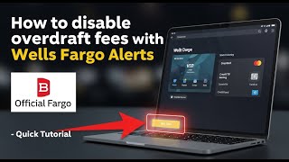 How to disable overdraft fees with Wells Fargo alerts - Quick Tutorial