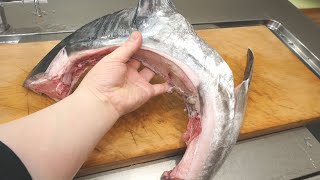 マグロのカマの煮つけの作り方（あら煮）