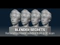 Blender Secrets - Reconstruct lower subdivisions from a 3D scan
