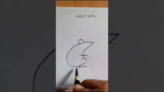 best drawing trick | 7+2= rat | mouse drawing | love nwanti song