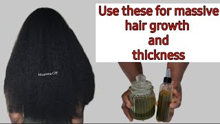 I used these to grow long, thick and healthy natural hair 4x faster in 2025.