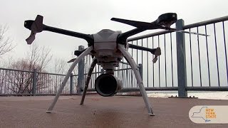 First Drone Inspection of Niagara Ice Boom