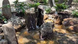 Pondless Water Feature = Backyard Retreat!