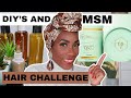 6 Month Hair CHALLENGE | Journey to Waist Length using Curly Proverbz MSM Powder