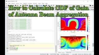 How to Calculate CDF of Gain of Antenna Beam Aggregation