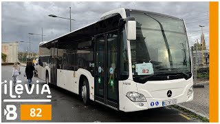 🇫🇷 ⸱ [4K | Ilévia] Lille - Ligne 82 - À travers champs en Citaro C2 (Ex Lacroix) - Ilévia