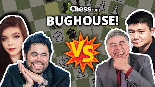 Bughouse with GM Hikaru Nakamura, GM Yasser Seirawan, and Jann Lee!