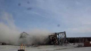 Golden Giant Mine Headframe blast