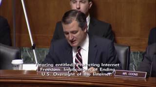 Sen. Cruz's Opening Statement at Protecting Internet Freedom Subcommittee Hearing